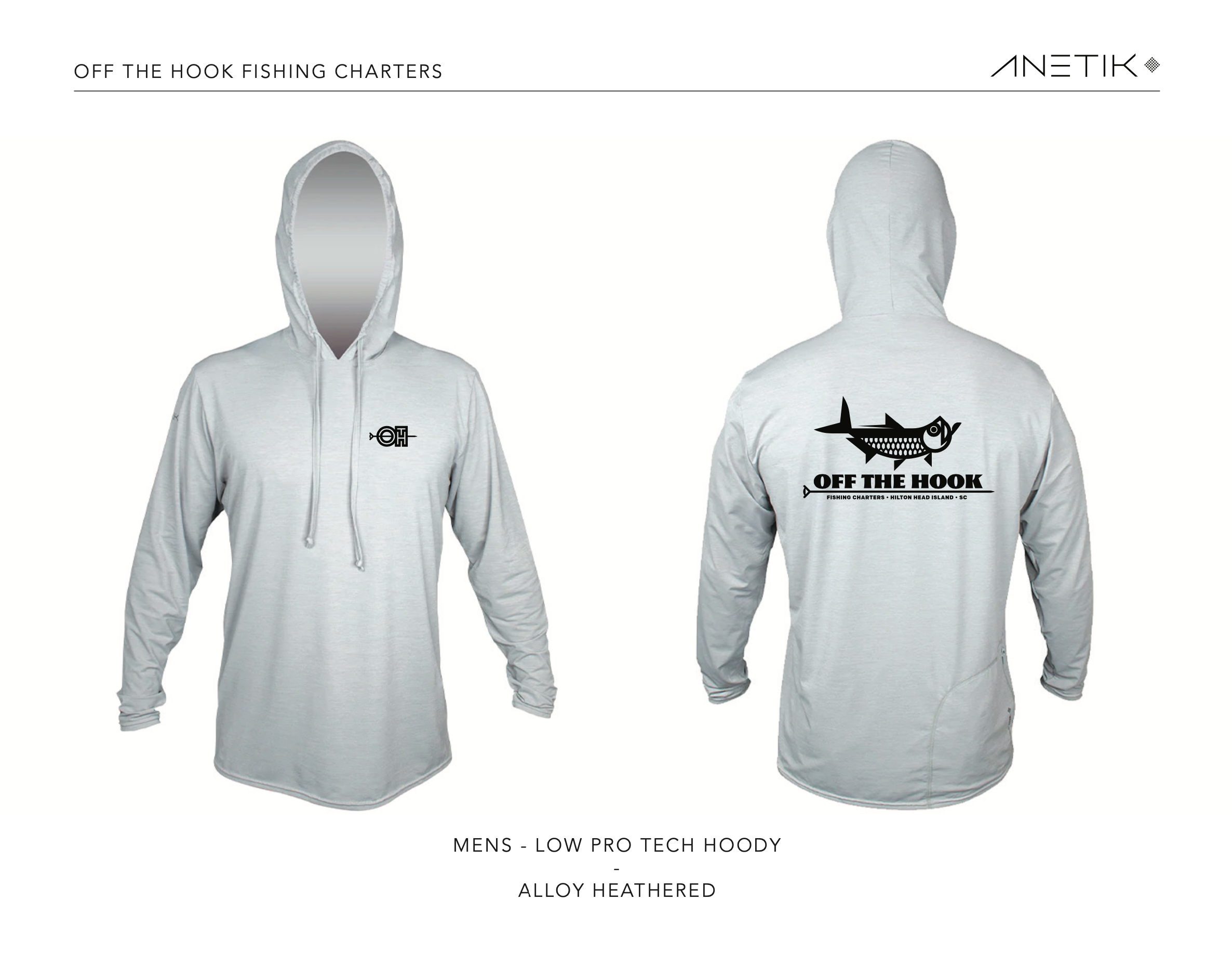 Anetik Tech Hoodie Silver Alloy