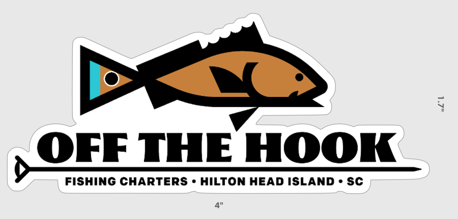 OFF THE HOOK FLY LOGO TRUCKER HAT - Off The Hook Fishing Charters